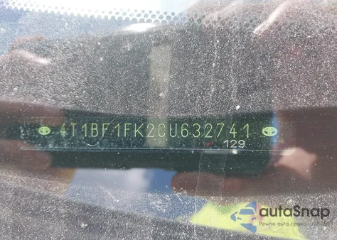 2012 Toyota Camry Se Limited Edition z USA, uszkodzony, nr VIN 4T1BF1FK2CU632741